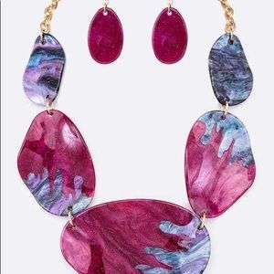 🌺 2 for $25 / New Multi Colored Costume Jewelry Necklace Set